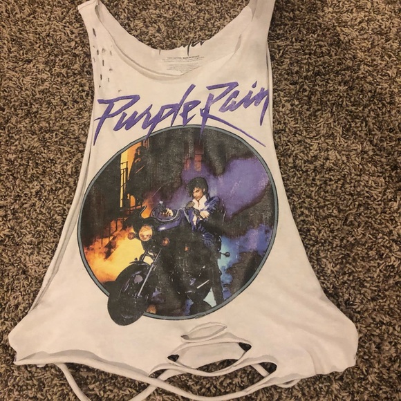 PRINCE PURPLE RAIN *reconstructed* Tee - Picture 1 of 8
